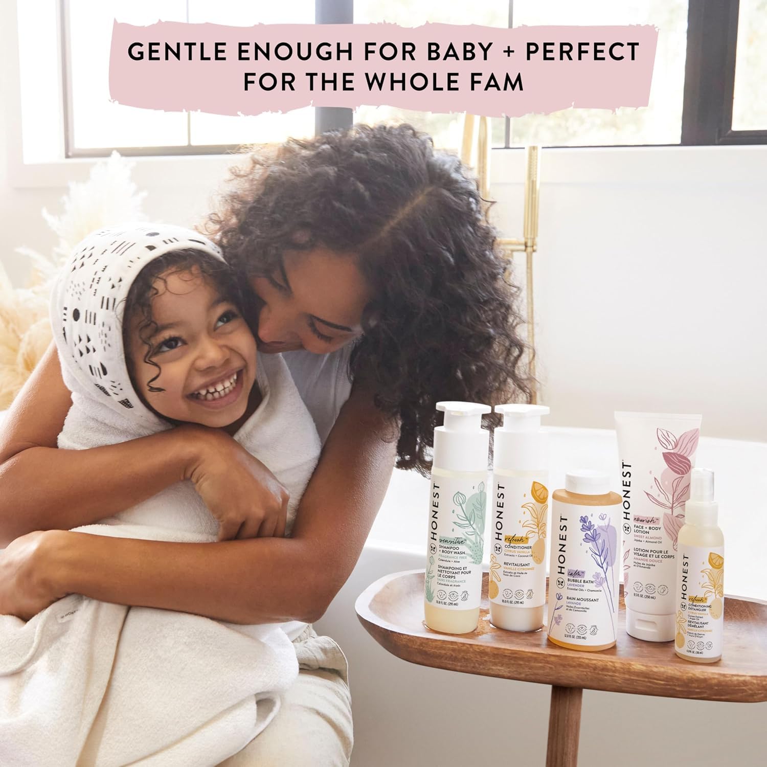 The Honest Company Conditioning Hair Detangler | Leave-In Conditioner + Fortifying Spray | Tear-Free, Cruelty-Free, Hypoallergenic | Lavender Calm, 4 Fl Oz